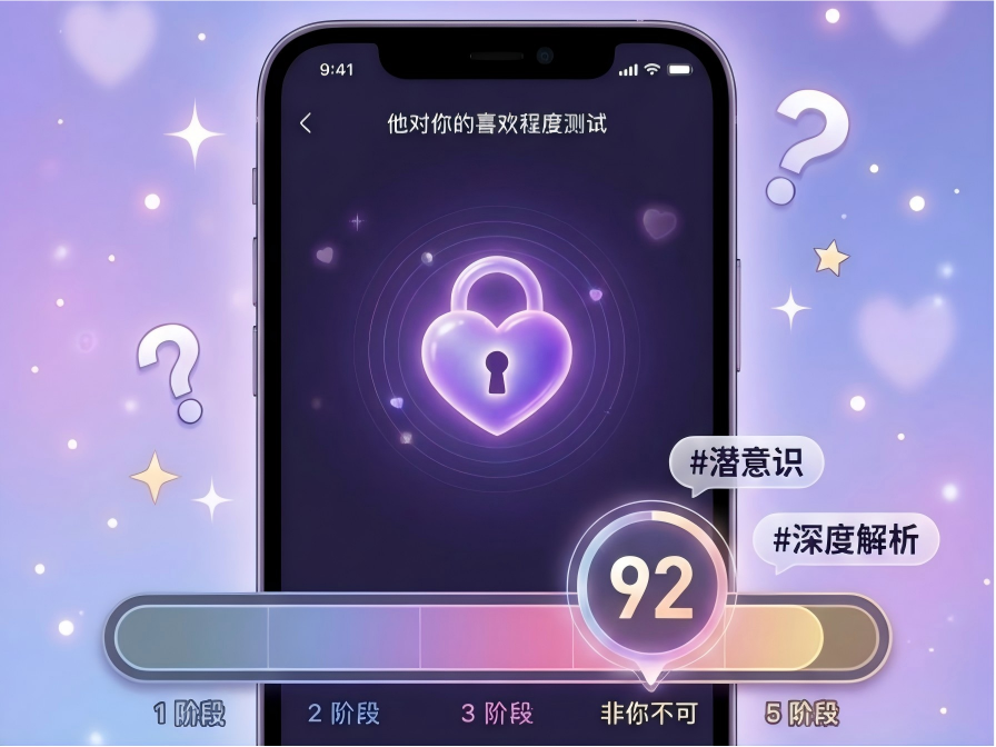 他对你喜欢程度测试封面